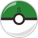 Ball, safari, poke, pocket monster ForestGreen icon