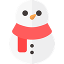 Holiday, xmas, Snow, christmas, snowman WhiteSmoke icon