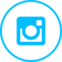 media, Logo, Social, Instagram DeepSkyBlue icon
