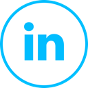 media, Logo, Linkedin, Social DeepSkyBlue icon