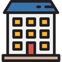 real estate, residential, flat, Block, Building, buildings, Apartment, Apartments WhiteSmoke icon