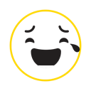 cool, smile, Emotion, Feel, emoticon icon Black icon