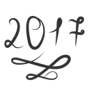 new, happy, year2017, christmas, year, new2017 Black icon