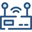 internet, Connection, Modem, wireless, wi-fi, technology, electronics, networking DarkSlateBlue icon