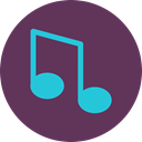 music, player, Note, song DimGray icon
