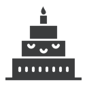 Candle, christmas, Celebration, birthday, cake, new year, Celebrate DarkSlateGray icon