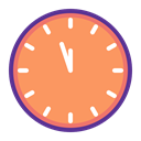 time, new year, Countdown, twelve, Clock SandyBrown icon
