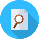 document, File, Archive, search, interface, job, Job Search, Seo And Web DodgerBlue icon
