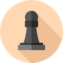 Bishop, Sports And Competition, Seo And Web, Game, chess, strategy, sport PeachPuff icon