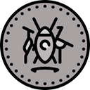 Cash, Currency, exchange, banking, Business And Finance, Business, Money, coin DarkGray icon