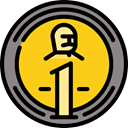 Business, Money, coin, Cash, Currency, exchange, banking, Business And Finance Gold icon