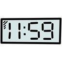 Clock, new, time, year, Countdown, twelve Black icon