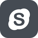 Chat, Skype, Social, Communication, ineraction DarkSlateGray icon