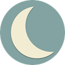 planet, Moon, night, light, space, Astronomy, moonlight LightSlateGray icon