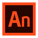 Cc, adobe, creative, Cloud, Animation, Animate OrangeRed icon