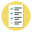 document, test, report, Form, Checklist, exam Khaki icon