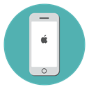 Apple, Mobile, Device, Iphone, smartphone, ios, iphone 7 CadetBlue icon