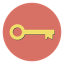 Key, Lock, Unlock, Access, Safe, safety IndianRed icon