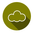 download, Cloud, Sass, computing Olive icon