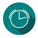 Alert, Alarm, event, notification, ring, shcedule Teal icon