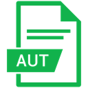 document, Extension, name, Aut SeaGreen icon