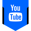 Logo, Social, youtube, media DodgerBlue icon