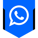 media, Logo, Social, Whatsapp DodgerBlue icon