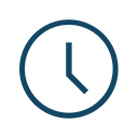 Clock, time, Schedule Black icon
