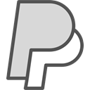 network, Logo, Social, paypal, Brand Gainsboro icon