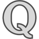 network, Logo, Social, Brand, Quora Gainsboro icon