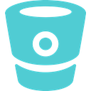 network, Logo, Social, Brand, Bitbucket MediumTurquoise icon