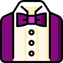 fashion, tuxedo, vip, Suit, men, wedding, style Purple icon