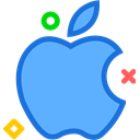 network, Apple, Logo, Social, Brand CornflowerBlue icon