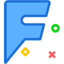 Logo, Social, Brand, network, Foursquare CornflowerBlue icon