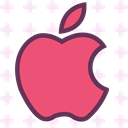 network, Apple, Logo, Social, Brand IndianRed icon