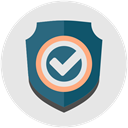 Check, Business, Firewall, Protection, shield, tick Gainsboro icon