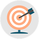 success, Target, Archery, skill, Achievement, productivity Gainsboro icon