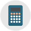 calculator, Efficiency, banking, productivity, Finance, Currency Gainsboro icon