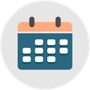 Calendar, strategy, Schedule, plan, rota Gainsboro icon