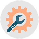 Control, configuration, optimisation, productivity, system, settings Gainsboro icon