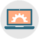 repair, configuration, productivity, system, Computer, settings Gainsboro icon