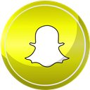 media, Contact, web, Social, Snapchat Yellow icon