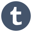 Tumblr, Tumbler, Circled, network, social media, Social, media DarkSlateGray icon