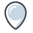 office, Map, App, web, pin, seo, structure LightGray icon