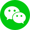 network, Chat, media, Social, Wechat, Logo, Circle Lime icon