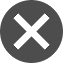 Close, delete, remove, cancel, Circle, dismiss DarkSlateGray icon