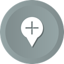 more, Gps, location, Add, Map, navigation, pin LightSlateGray icon