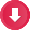 download, Downloads, Downloading, Down, save Crimson icon