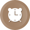 Clock, time, Alarm, watch, alarmclock, Alar Gray icon
