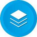 Add, Layer, Layers, stack DeepSkyBlue icon